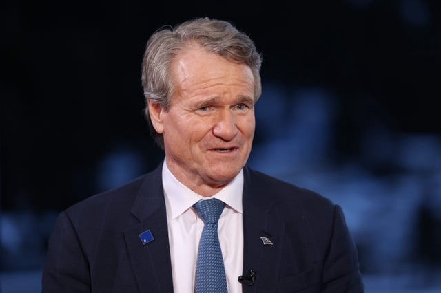 Brian Moynihan, the CEO of Bank of America, can see regulation being brought in which means crypto is adopted in the mainstream.