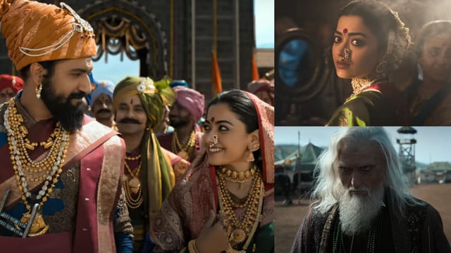 Vicky Kaushal, Rashmika Mandanna and Akshaye Khanna give their all in Chhaava Trailer