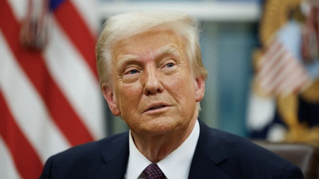 Donald Trump in the Oval Office on Jan. 20. Photo: Anna Moneymaker/Getty Images
