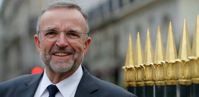 Le sénateur Les Républicains Étienne Blanc à Paris le 25 octobre 2018