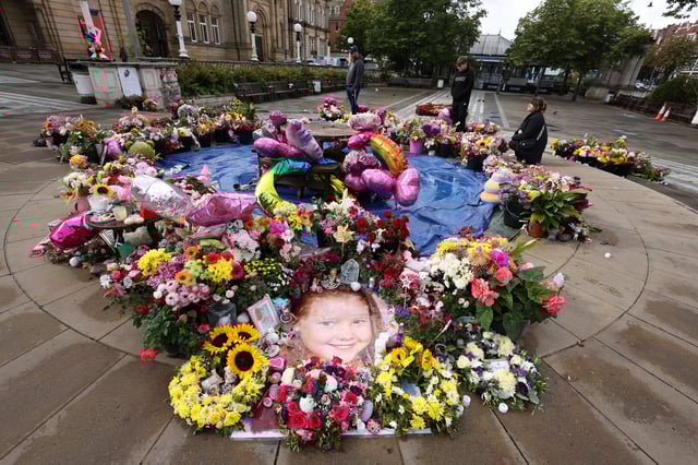 A tribute to Elsie Dot Stancombe, one of the victims of the attacks last July