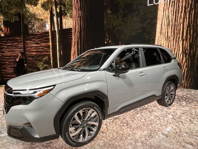 A combustion-engine Subaru Forester.