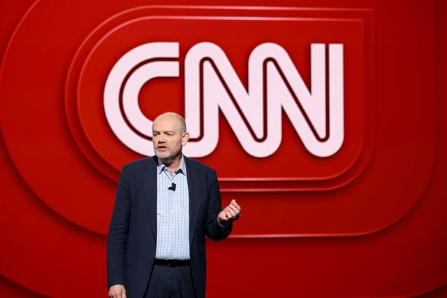 Mark Thompson Chairman and CEO of CNN Worldwide speaks onstage during Warner Bros. Discovery Upfront 2024 on May 15, 2024 in New York City.