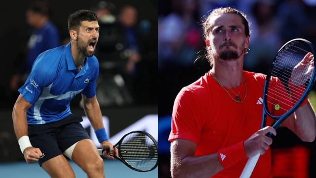 Novak Djokovic will face Alexander Zverev in Australian Open semifinal