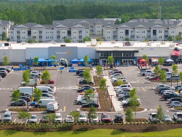The new Walmart Neighborhood Market in Santa Rosa Beach, Florida.