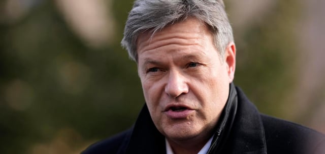 Sinkt im jüngsten ZDF-„Politbarometer“ in der Wählergunst: Wirtschaftsminister Robert Habeck (Grüne)