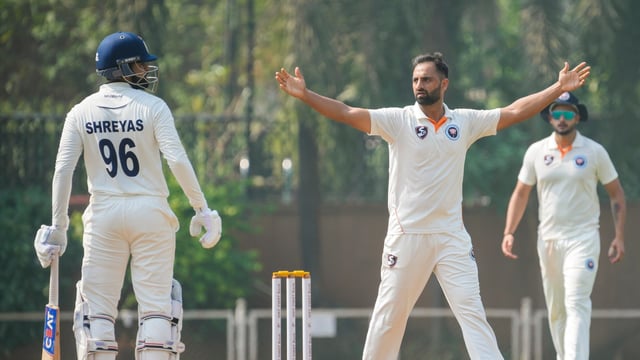 Jammu and Kashmir captain Paras Dogra did not mince words as he commented on the umpiring howlers during the Ranji Trophy fixture against Mumbai. (PTI Photo/Shashank Parade)