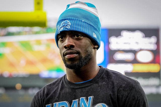 Detroit Lions cornerback Terrion Arnold in Green Bay, Wis. on Nov. 3, 2024.