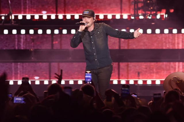 Morgan Wallen performs at the T-Mobile Mane Stage during the 2024 Stagecoach Festival at Empire Polo Club on April 28, 2024 in Indio, California.