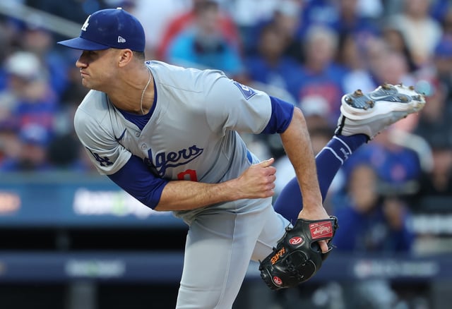 Los Angeles Dodgers pitcher Jack Flaherty