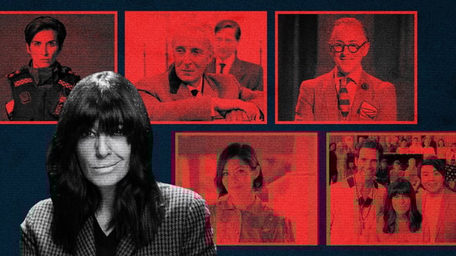 Clockwise from top left: Vicky McClure in Line of Duty, Ian Richardson in House of Cards, Alan Cumming on The Traitors US, Claudia Winkleman with Mika and Lang Lang on The Piano, Alex Wagner in The Mole and Winkleman on The Traitors