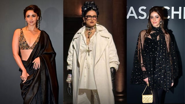 Celebrities at the Sabyasachi show