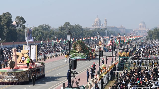 The Republic Day Parade 2025 at Kartavya Path in the capital took place on a warm, sunny day. 