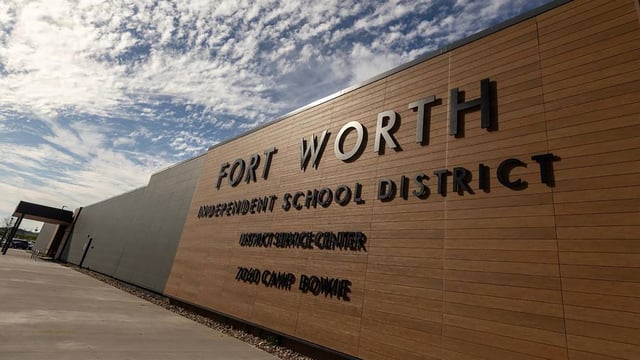 The Fort Worth, Texas, Independent School District&#39;s board is investigating a social media post, purportedly from a local high school teacher, that seems to invite immigration officers to the school to arrest students, officials say. (Chris Torres/Fort Worth Star-Telegram/Tribune News Service via Getty Images)