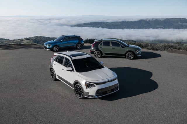 Kia Niro Hybrid, Kia Niro Plug-in Hybrid and Kia Niro EV