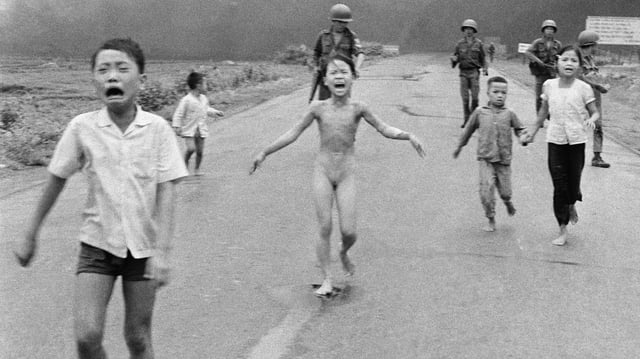 A new documentary had questioned whether the Associated photo, depicting Kim Phuc and other children who were burned in Vietnam, was actually taken by an AP photographer.