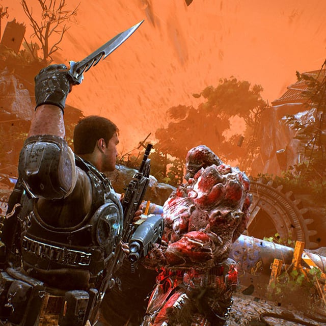 Gears of War 4 on Xbox One.