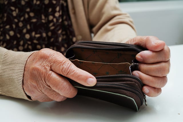 Empty purse