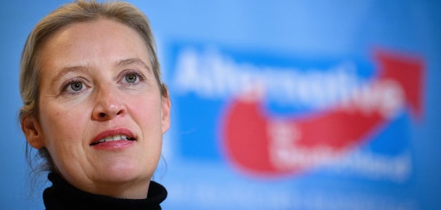Alice Weidel kommt nun von 14 auf 18 Prozent