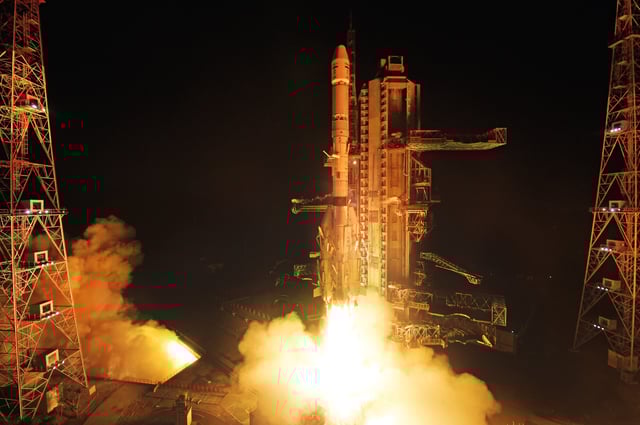 The GSLV Mk II F15 lifts off from from the Satish Dhawan Space Centre, Jan. 29 (UTC), carrying the NVS-02 satellite.