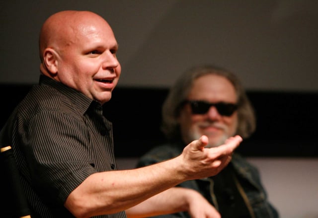 Matt Pinfield (left), the former Bay Area radio personality and MTV host, suffered a massive stroke earlier this month, according to legal documents filed by his family.