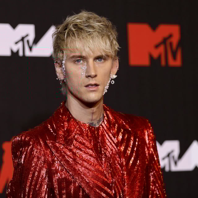 Machine Gun Kelly attends the 2021 MTV Video Music Awards at Barclays Center on September 12, 2021 in the Brooklyn borough of New York City.