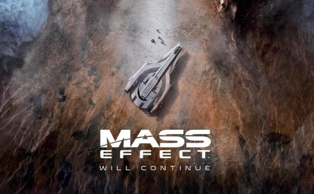 An image about BioWare masks developer layoffs with Mass Effect 5 announcement