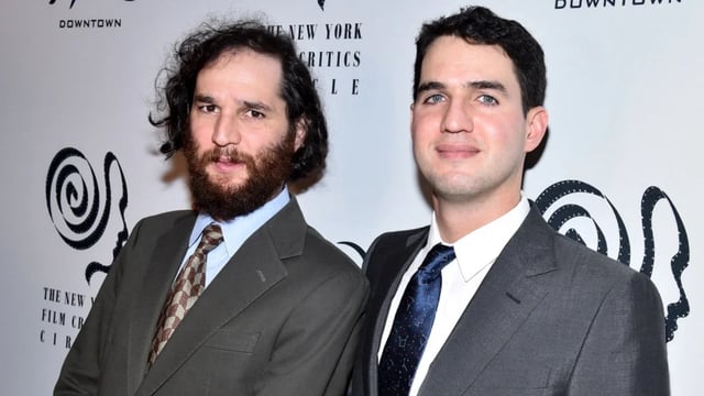 Benny Safdie and Josh Safdie attend the 2019 New York Film Critics Circle Awards (Photo by Theo Wargo/WireImage)
