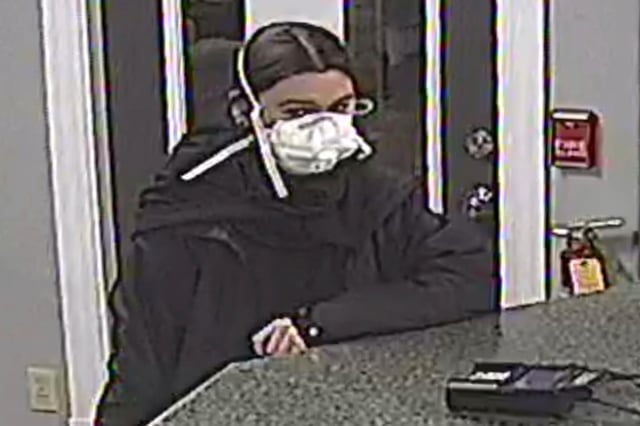 Teresa Youngblut, who is charged by the FBI in connection to the shooting death of US Border Patrol Agent David Maland, is seen in the office at the Newport City Inn on Jan. 14, 2025, in Newport, Vt.