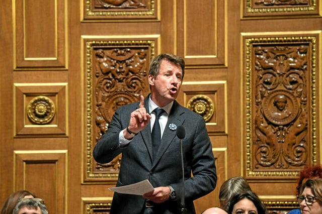 Yannick Jadot au Sénat, le 6 novembre 2024.
