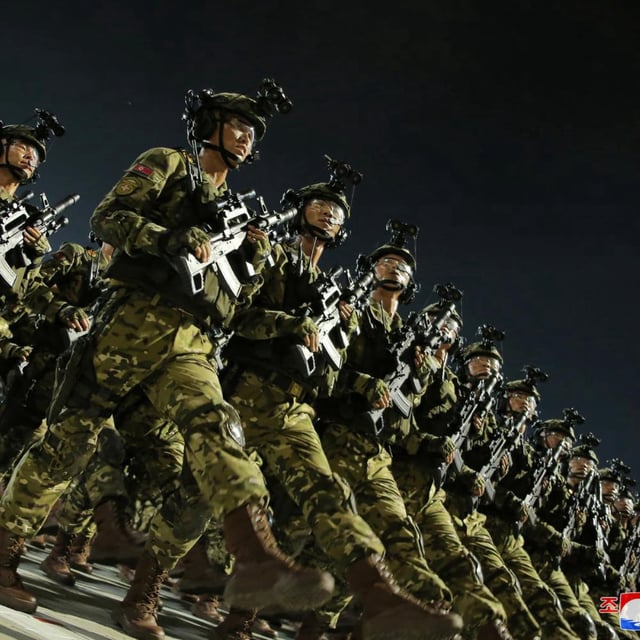 Militärparade im Juli 2023 in Pjöngjang.