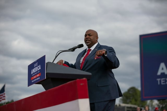 Former North Carolina Lt. Gov. Mark Robinson&#39;s decision to drop his lawsuit against CNN and his retirement announcement mark the close of a series of events that plagued his campaign for governor. (Photo by Allison Joyce/Getty Images)