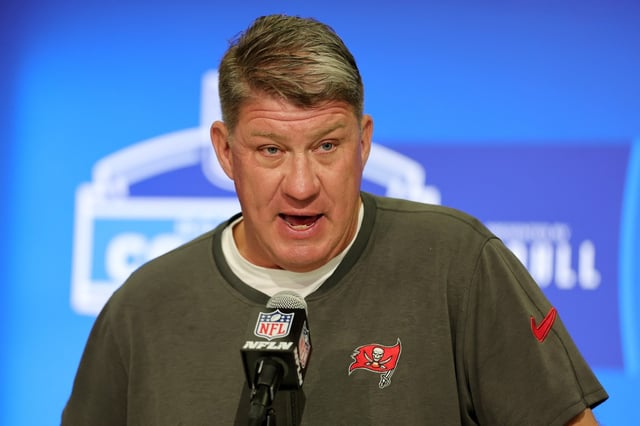 Bucs GM Jason Licht isn&#39;t allowing former offensive coordinator Liam Coen, who left for Jacksonville, raid his coaching staff. (Getty file)