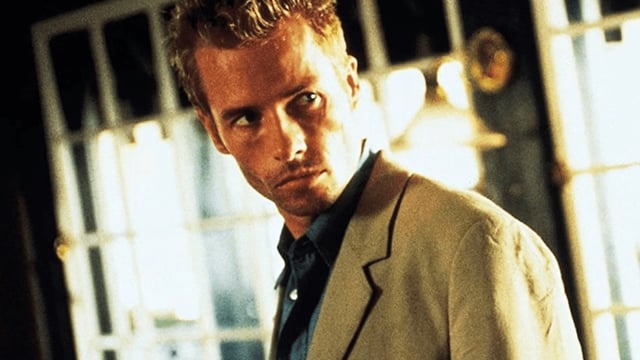 Guy Pearce as Leonard Shelby in Christopher Nolan's "Memento"