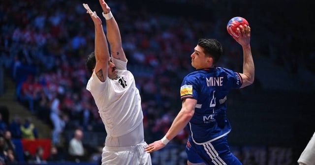 Aymeric Minne face au Portugal, ce dimanche.