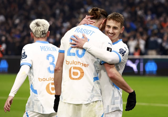 Adrien Rabiot, meilleur joueur de l’OM et buteur ce dimanche au stade Vélodrome.