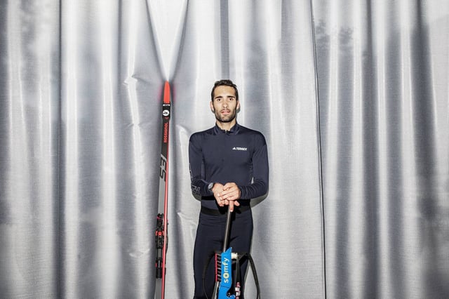 Le biathlète Martin Fourcade à Annecy, en juillet 2022.