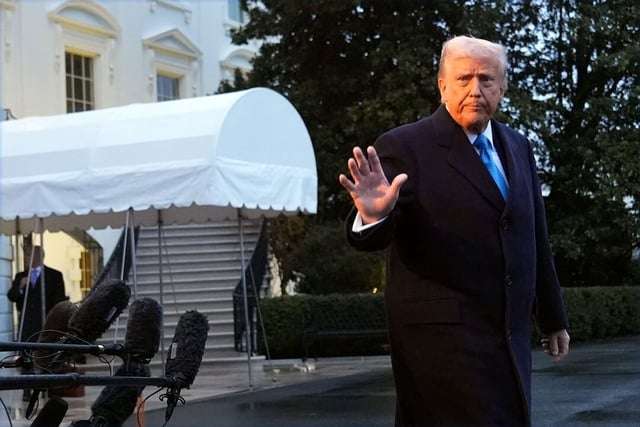 President Donald Trump, outside the White House last Friday. (AP Photo/Jacquelyn Martin)