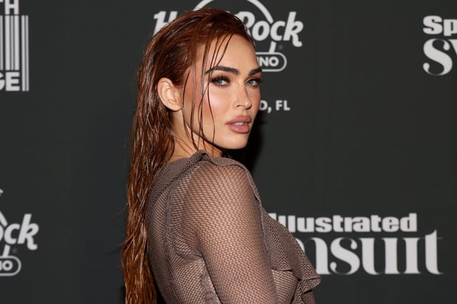Megan Fox attends the Sports Illustrated Swimsuit 2023 Issue Release Party at The Guitar Hotel at Seminole Hard Rock Hotel &amp; Casino on May 19, 2023 in Hollywood, Florida.