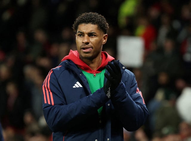 FILE PHOTO: FILE PHOTO: Soccer Football - Premier League - Manchester United v Newcastle United - Old Trafford, Manchester, Britain - December 30, 2024 Manchester United's Marcus Rashford looks dejected after the match REUTERS/Phil Noble/File Photo