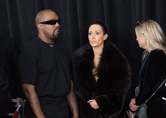 Bianca Censori et Kanye West lors de la 67e cérémonie des Grammy Awards, le 2 février à Los Angeles.