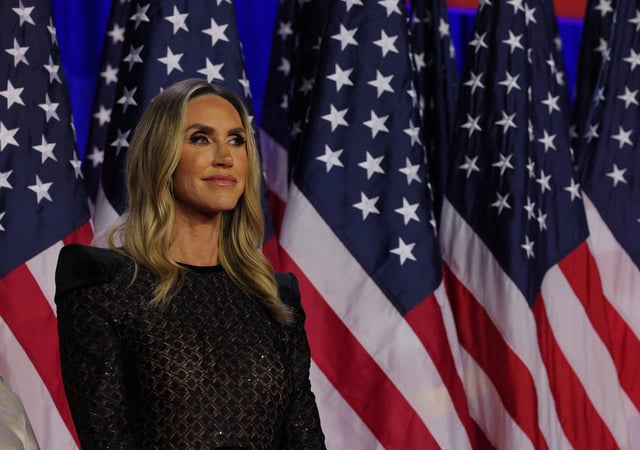 Lara Trump, pictured on Election Day, is getting her own show "My View with Lara Trump" on Fox News Channel.