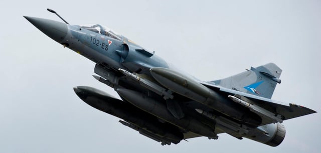 Eine Mirage 2000-5 im Einsatz (Archiv)