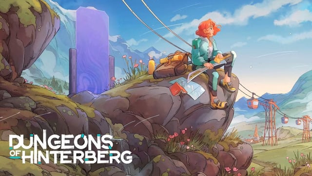 Artwork for Dungeons of Hinterberg showing a young adventurer sitting on a rock. |