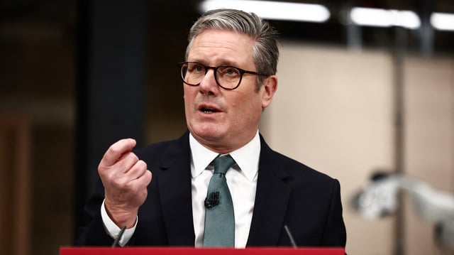 Sir Keir Starmer said he was “not satisfied with growth as it is”