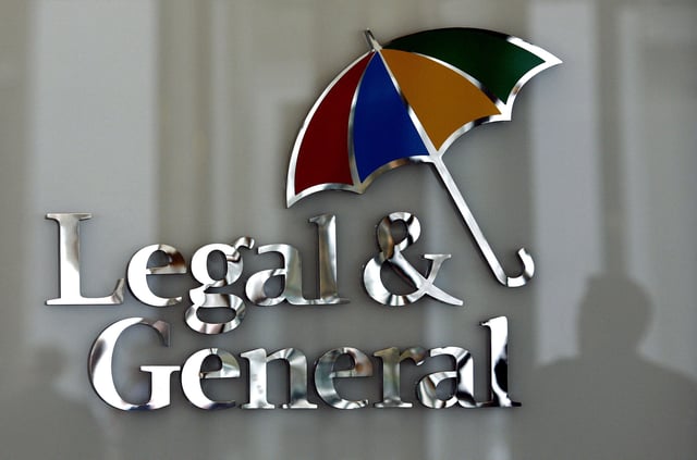The logo of Legal & General insurance company is seen at their office in central London March 17, 2008. REUTERS/Alessia Pierdomenico /File Photo