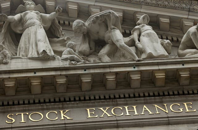 The New York Stock Exchange (NYSE) in New York City, U.S., February 24, 2022.   REUTERS/Caitlin Ochs/File Photo