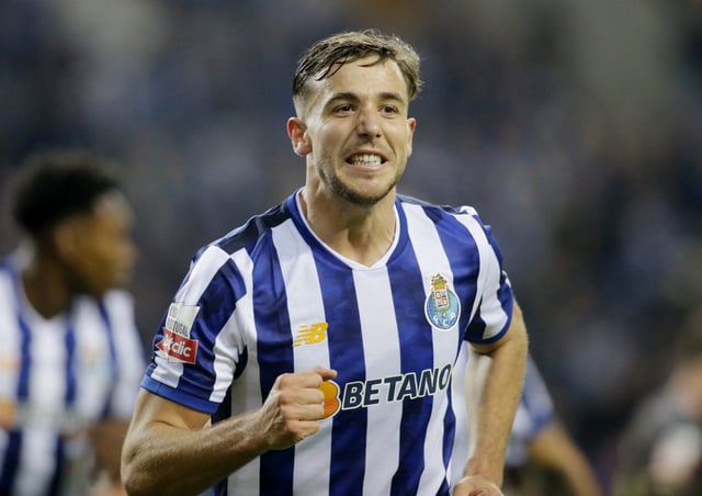 Soccer Football - Primeira Liga - FC Porto v Estrela - Estadio do Dragao, Porto, Portugal - December 16, 2024 FC Porto's Nico Gonzalez celebrates scoring their first goal REUTERS/Miguel Vidal/ File Photo
