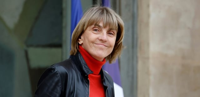 La ministre du Logement Valérie Létard, à l'Elysée à Paris, le 29 janvier 2025