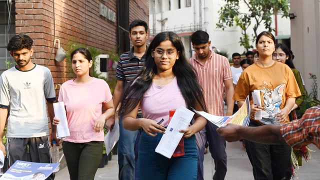 (Representative image) A seven-member high-level committee was set up by the Union government last year after uproar over the botched NEET-UG examination process that saw spiralling allegations of question paper leaks, inflated marking, and arbitrary allowance of grace marks. (HT PHOTO)
